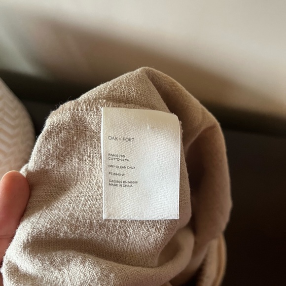 Oak+Fort LINEN DRAWSTRING PANTS - Picture 6 of 6